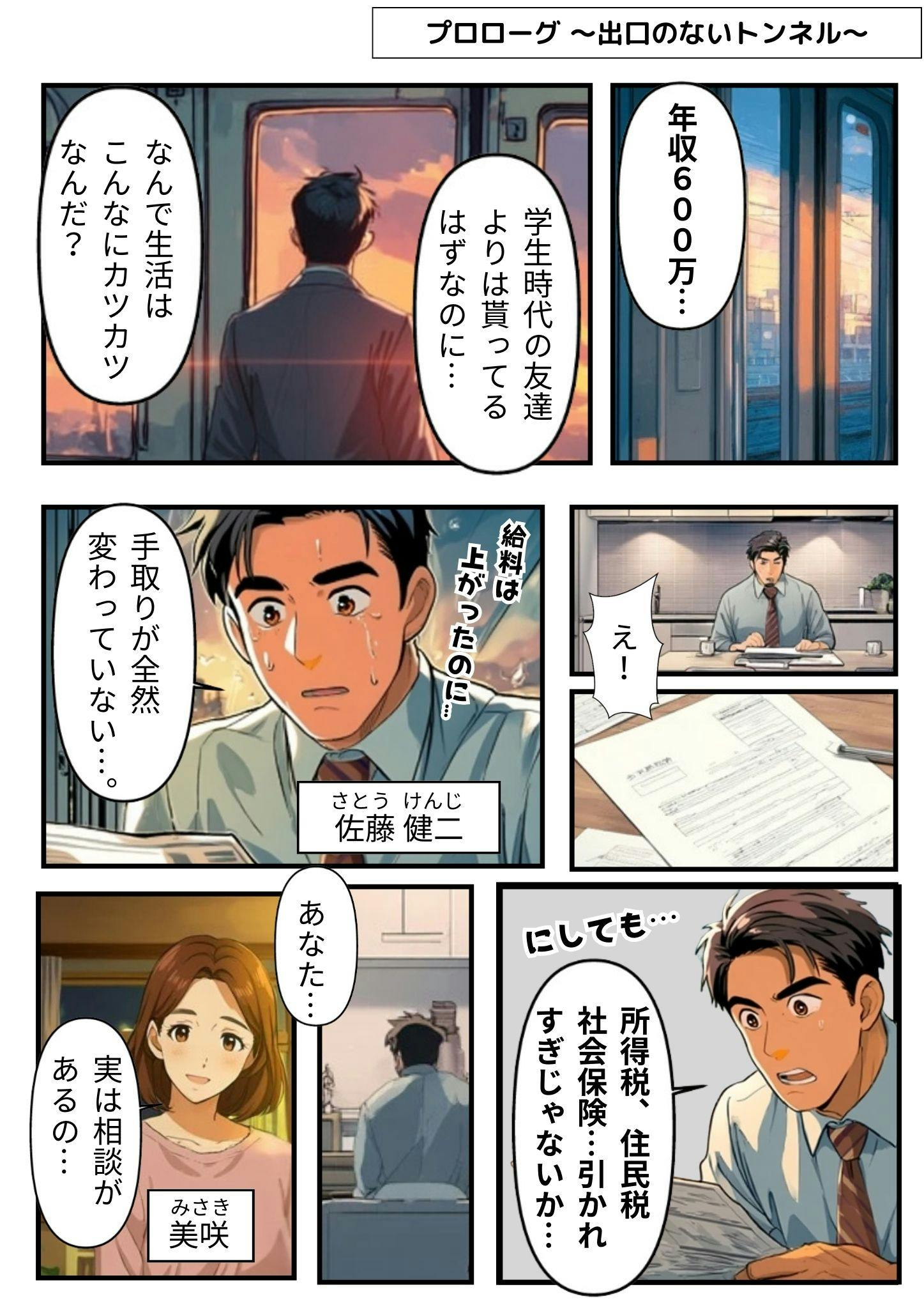 漫画 1ページ目